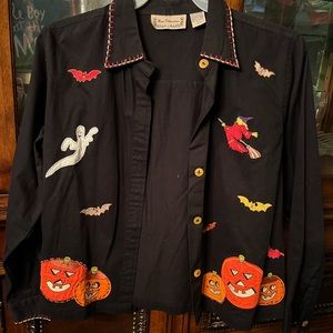 Halloween Button Up